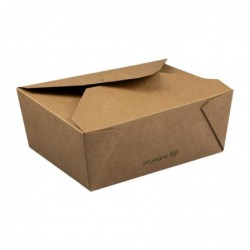 Boîtes repas en carton compostable Vegware N°8 1300ml (lot de 300) GK102 Vegware