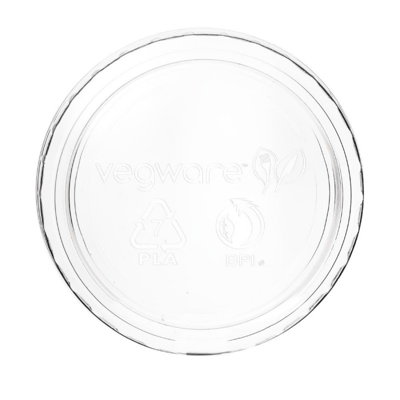 Couvercles PLA compostables Vegware pot 59 ml /118ml (x2000) GK104 Vegware Couvercles PLA compostables Vegware pot 59 ml /118ml (x2000) GK104 Vegware