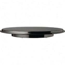 Plat à gâteau en mélamine APS Pure noir GK858 APS