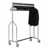 Portant à vêtements professionnel en Z avec 20 cintres GK911 Bolero