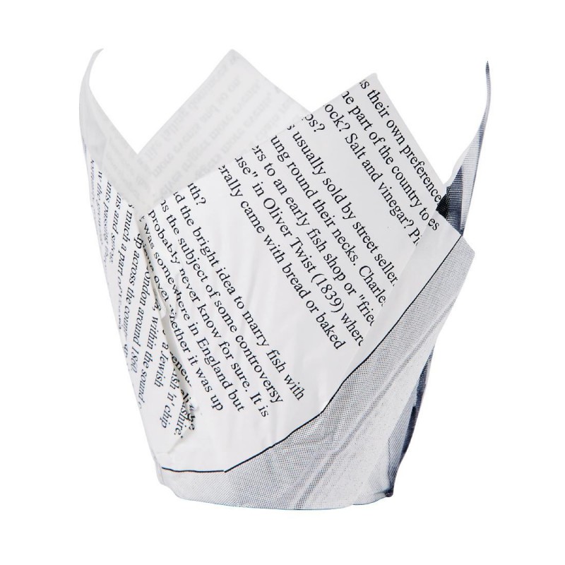 Cornets à frites antigraisse motif papier journal (lot de 1100) GK973 Chevler Cornets à frites antigraisse motif papier journal (lot de 1100) GK973 Chevler