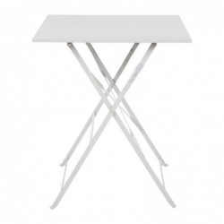 Table de terrasse carrée en acier Bolero grise 600mm GK988 Bolero