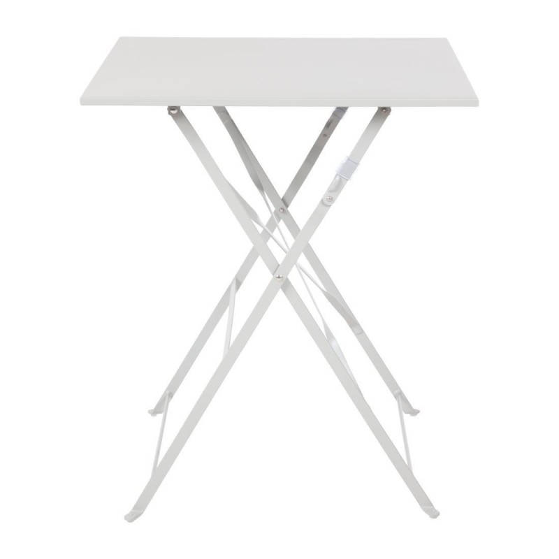 Table de terrasse carrée en acier Bolero grise 600mm GK988 Bolero Table de terrasse carrée en acier Bolero grise 600mm GK988 Bolero