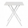 Table de terrasse carrée en acier Bolero grise 600mm GK988 Bolero