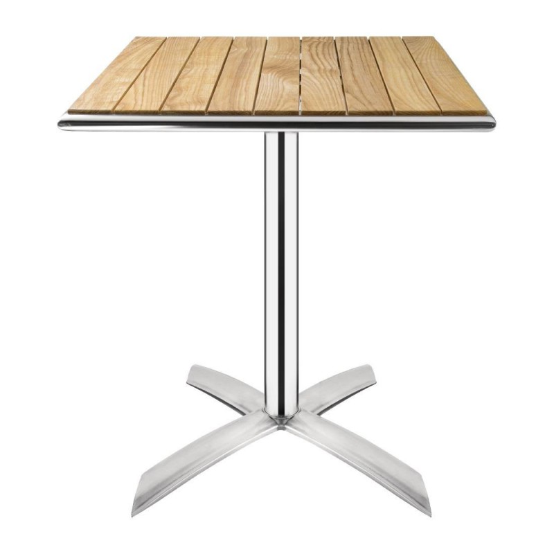 Table bistro carrée plateau basculant frêne Bolero 600mm GK991 Bolero Table bistro carrée plateau basculant frêne Bolero 600mm GK991 Bolero