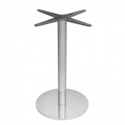 Pied de table rond en acier inoxydable Bolero GK992 Bolero