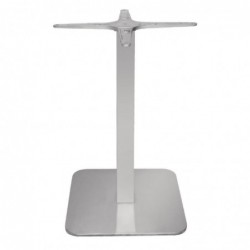 Pied de table carré en acier inoxydable Bolero GK993 Bolero