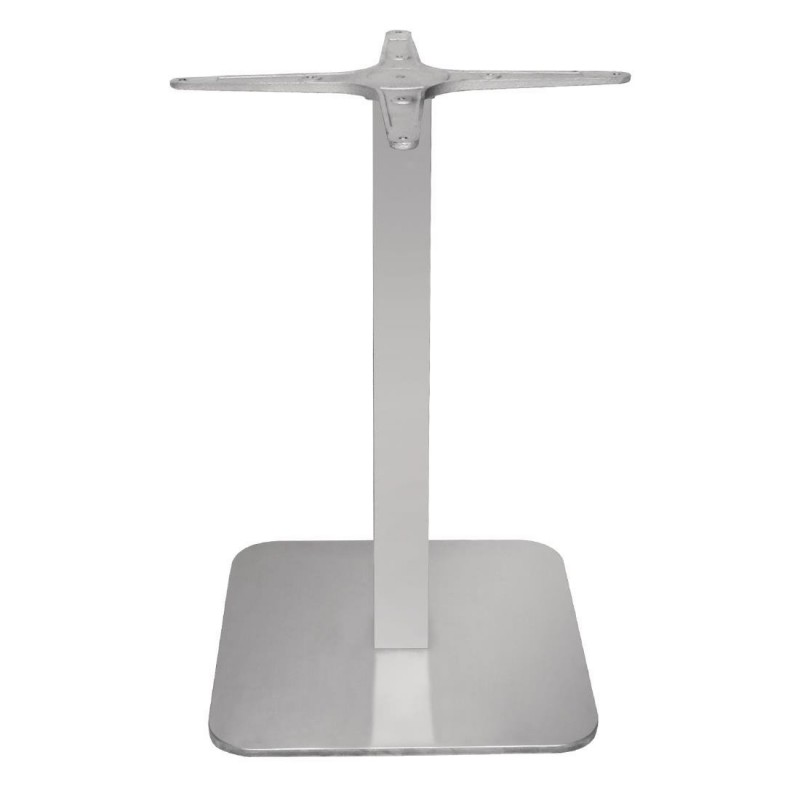 Pied de table carré en acier inoxydable Bolero GK993 Bolero Pied de table carré en acier inoxydable Bolero GK993 Bolero