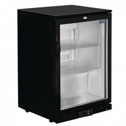 Arrière-bar une porte pivotante Polar Série G noir 138L GL001 Polar