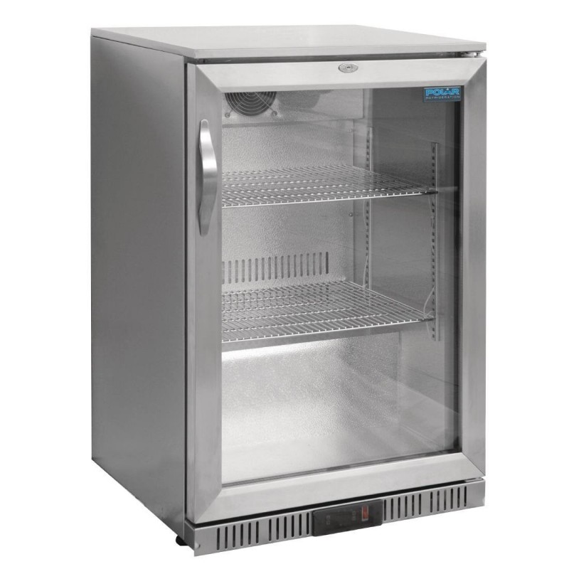 Arrière-bar une porte pivotante Polar Série G inox 138L GL007 Polar Arrière-bar une porte pivotante Polar Série G inox 138L GL007 Polar