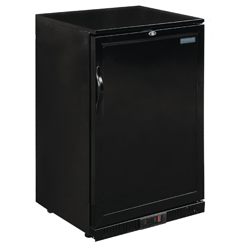 Arrière-bar une porte pleine noir Polar Série G 900mm 138L GL015 Polar Arrière-bar une porte pleine noir Polar Série G 900mm 138L GL015 Polar
