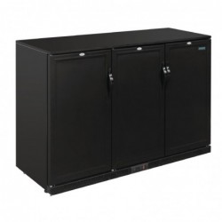 Arrière-bar trois portes pleines pivotantes Polar Séie G 900mm 330L GL017 Polar
