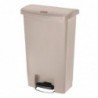 Poubelle à pédale frontale Rubbermaid Slim Jim beige 50L GL027 Slim Jim