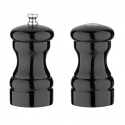 Ensemble sel et poivre en bois Olympia noir GL087 Olympia