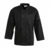Veste de cuisine mixte Whites Vegas manches longues noire L A438-L Whites Chefs Clothing
