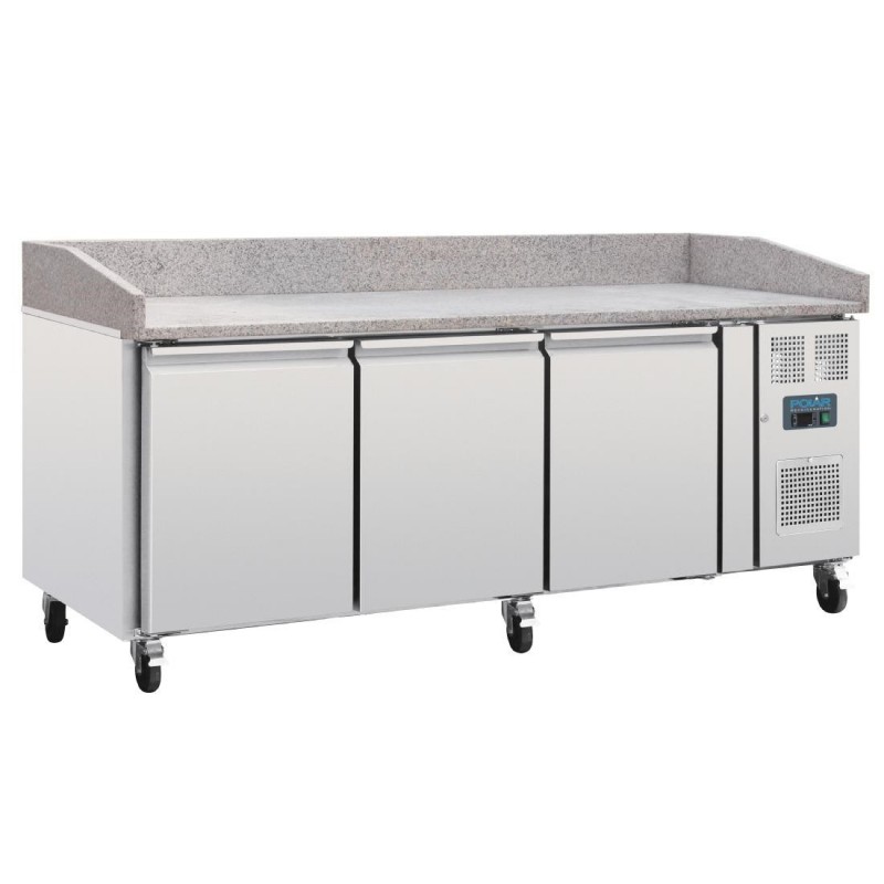 Tour pâtissier Polar Série U 3 portes avec plan de travail en marbre GL182 Polar Tour pâtissier Polar Série U 3 portes avec plan de travail en marbre GL182 Polar