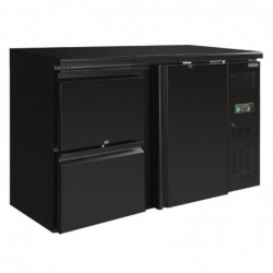 Arrière-bar Polar Série U 1 porte et 2 tiroirs GL186 Polar