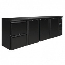 Arrière-bar Polar Série U 3 portes et 2 tiroirs GL188 Polar