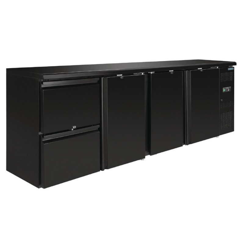 Arrière-bar Polar Série U 3 portes et 2 tiroirs GL188 Polar Arrière-bar Polar Série U 3 portes et 2 tiroirs GL188 Polar