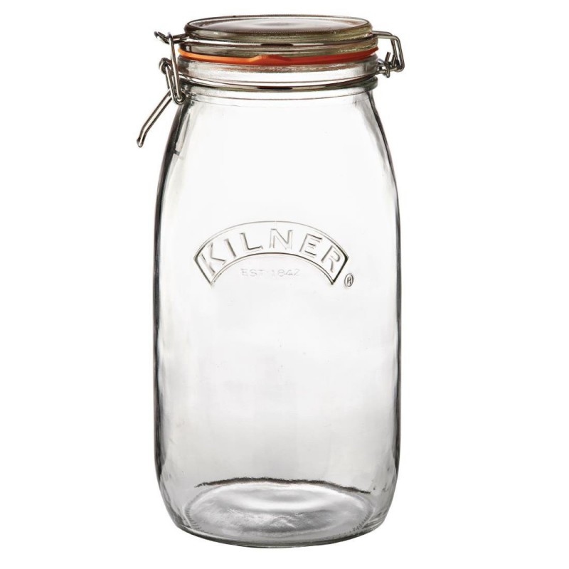 Bocal à conserves avec clip Kilner 3L GL254 Kilner Bocal à conserves avec clip Kilner 3L GL254 Kilner