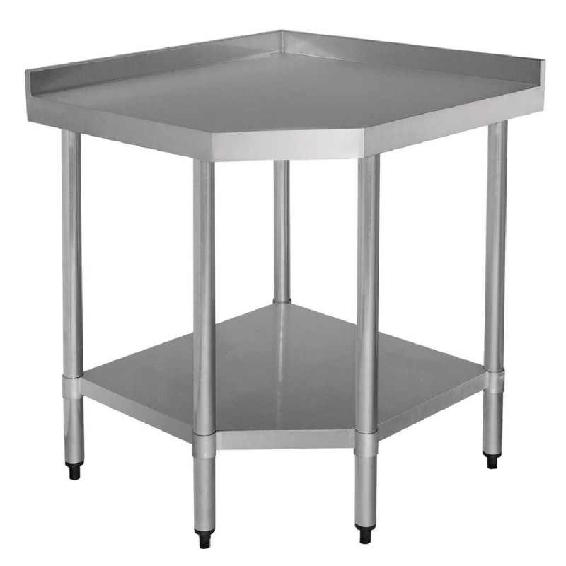 Table d'angle inox Vogue 700mm GL278 Vogue