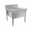 Bac vide seaux en acier inoxydable Vogue GL281 Vogue