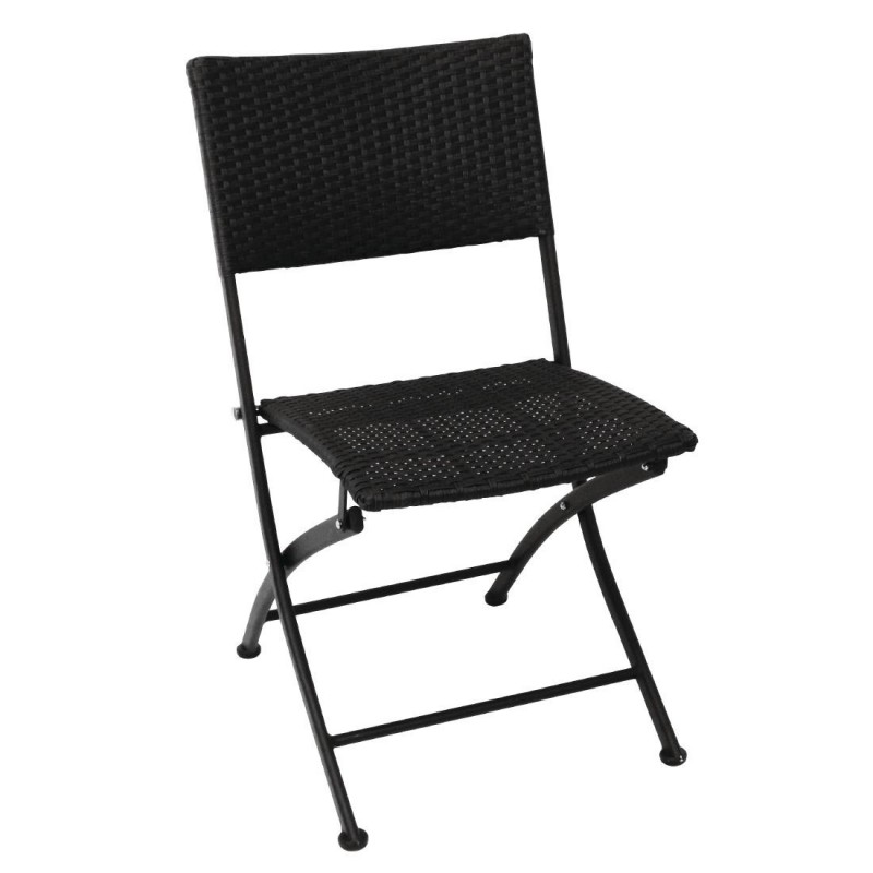 Chaises pliantes en rotin PE Bolero (Lot de 2) GL303 Bolero Chaises pliantes en rotin PE Bolero (Lot de 2) GL303 Bolero
