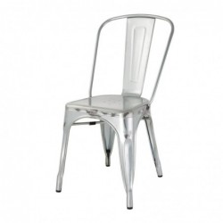 Chaises bistro en acier Bolero (lot de 4) GL338 Bolero
