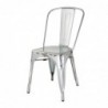 Chaises bistro en acier Bolero (lot de 4) GL338 Bolero