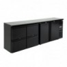 Arrière-bar Polar Série U 2 portes et 4 tiroirs GL456 Polar