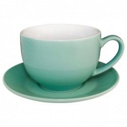 Tasses à cappuccino Olympia Café vertes 340 ml (lot de 12) GL461 Olympia