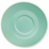 Soucoupe pour tasses 228ml et 340ml Olympia verte (Lot de 12) GL464 Olympia Cafe