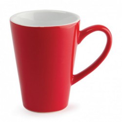 Mugs Latte Olympia Café rouges 340ml (lot de 12) GL486 Olympia