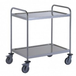 Chariot de service 2 plateaux Tournus 800x530mm GL885 Tournus