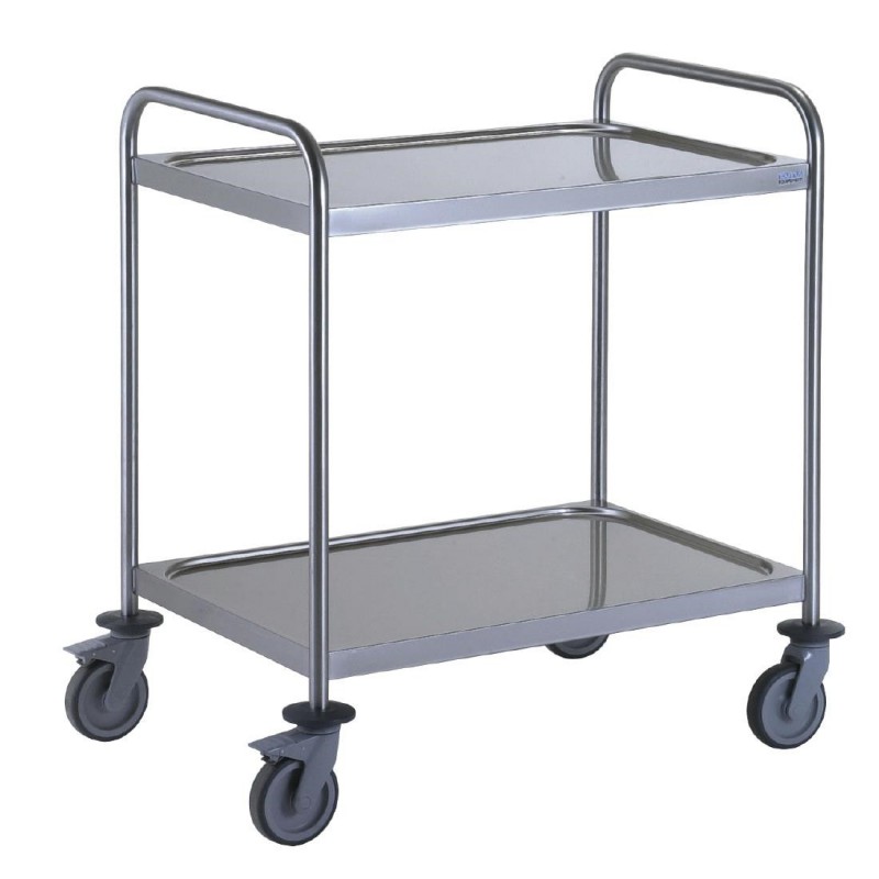 Chariot de service 2 plateaux Tournus 800x530mm GL885 Tournus Chariot de service 2 plateaux Tournus 800x530mm GL885 Tournus