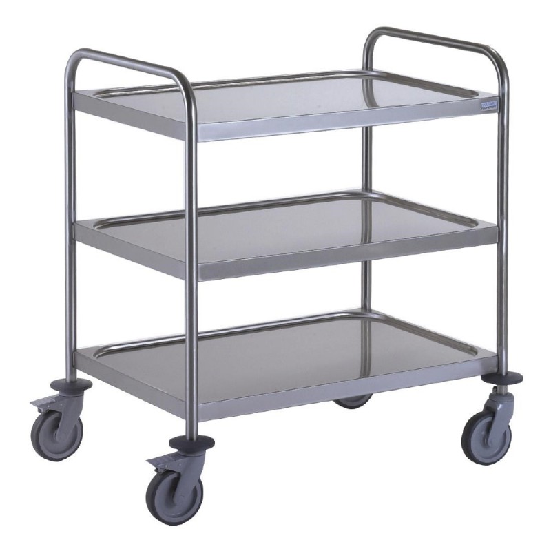 Chariot de service 3 plateaux Tournus 800x530mm GL886 Tournus Chariot de service 3 plateaux Tournus 800x530mm GL886 Tournus