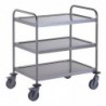 Chariot de service 3 plateaux Tournus 800x530mm GL886 Tournus