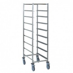 Chariot pour casiers à vaisselle 8 niveaux Tournus GL889 Tournus