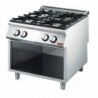 Fourneau gaz 4 feux vifs Gastro M 70/80 PCG GL927 Gastro M