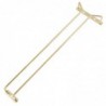 Support verres à pied en acier poli à l'or 406mm GM204 Beaumont