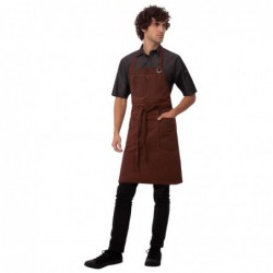 Tablier bavette Chef Works Urban Dorset rouille BB202 Chef Works Urban