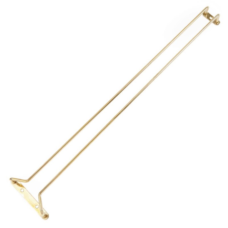 Support verres à pied en acier poli à l'or 609mm GM205 Beaumont Support verres à pied en acier poli à l'or 609mm GM205 Beaumont