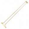 Support verres à pied en acier poli à l'or 609mm GM205 Beaumont