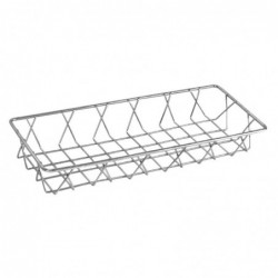 Panier de présentation inox Olympia 350 x 150 x 50mm GM220 Olympia