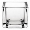 Photophore carré en verre transparent Olympia lot de 6 GM224 Olympia