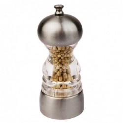 Moulin à sel et poivre en inox Olympia 135x55mm GM233 Olympia