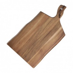 Grande planche en acacia bords ondulés Olympia 355x250x15mm manche 85mm GM264 Olympia