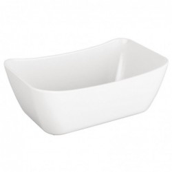 Saladier incurvé Olympia Kristallon GN1/4 blanc GM271 Olympia