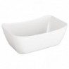 Saladier incurvé Olympia Kristallon GN1/4 blanc GM271 Olympia