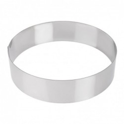 Cercle à mousse inox De Buyer 240 x 60mm GM374 De Buyer